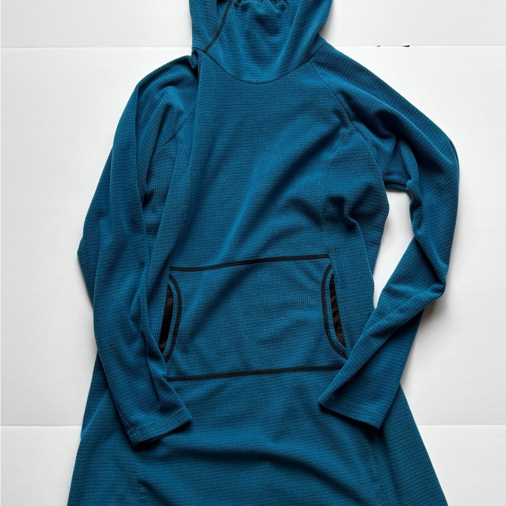 Women's Melanza Teal Micro Grid Dress